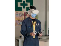 安全体感VR研修の写真