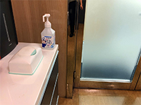 アルコール消毒