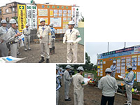 安全・衛生週間での経営者パトロール