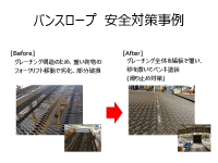 バンスロープ安全対策事例