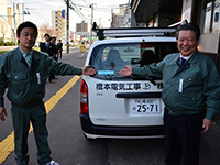 全席ｼｰﾄﾍﾞﾙﾄ着用ステッカーの写真