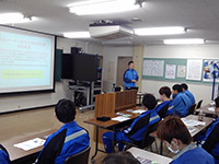 安全衛生教育　社内インストラクターによる特別教育