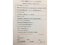 管理者の現場巡視による指導教育の資料
