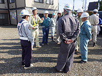 各作業所での安全活動