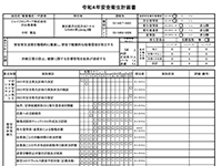 安全衛生計画書策定