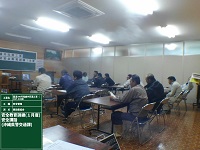 交通安全講話の写真