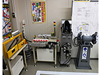 安全道場内・残圧暴れ体感機の写真