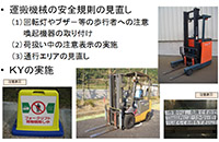 フォークリフト作業の安全対策
