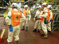安全機動班による安全パトロール