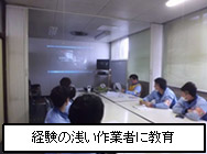 基本的な作業教育の実施