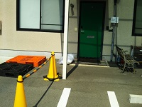 通用口通行経路ライン