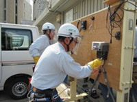 電力量計取替作業の訓練