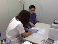 健康診断時の健康指導実施