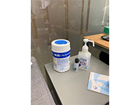 アルコール消毒設置