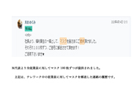 マスク提供履歴