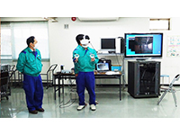 ＶＲ機器による教育の様子