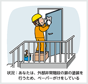 ��̏�ɏ��A�J�������̔��ɃT���h�y�[�p�[����������C���X�g